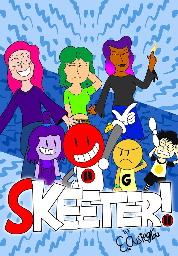 My current webcomic, about a robot and the strage situations he finds himself in. Click on the link to read!